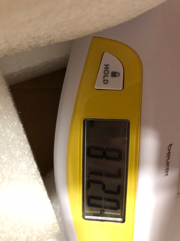 Photo 3 of Beurer BY80 Digital Baby Scale, Infant Scale for Weighing in Pounds, Ounces, or Kilograms up to 44 lbs, Newborn Scale with Hold Function, Pet Scale for Cats and Dogs