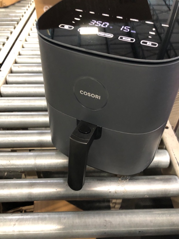 Photo 1 of COSORI Air Fryer Pro LE 5-Qt, for Quick and Easy Meals, UP to 450?, Quiet Operation, 85% Oil less, 130+ Exclusive Recipes, 9 Customizable Functions in 1, Compact, Dishwasher Safe, Gray

