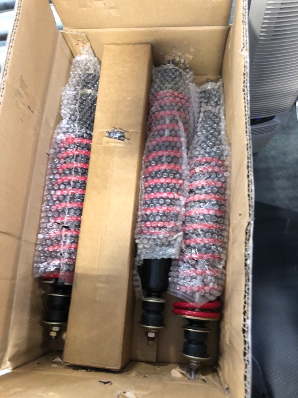 Photo 2 of 10L0L Golf Cart Front/Rear Absorber Shocks, Upgrade Coil Overload Heavy Duty Shock Absorber for EZGO TXT Medalist 1994-UP Gas or Electric, OEM#70928-G01 70630-G01 76418-G01(Red & Blue)