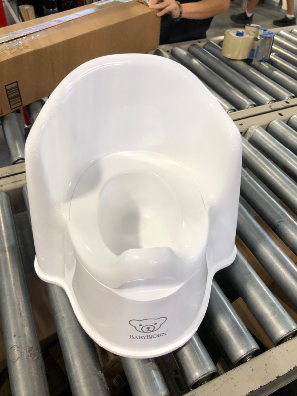 Photo 1 of BabyBjörn Potty Chair, White/Grey
