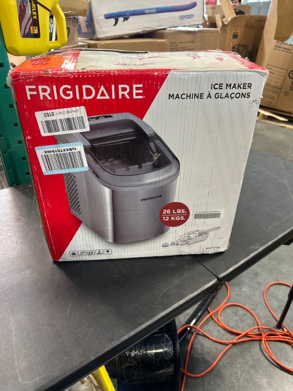 Photo 4 of Frigidaire Countertop Ice Maker, Compact Machine, 26 lbs per day, Stainless