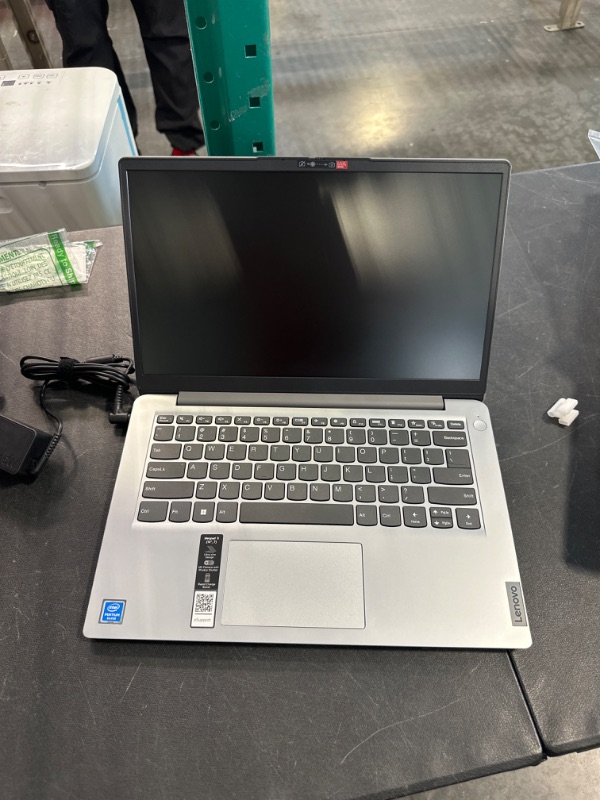 Photo 4 of Lenovo 2022 Ideapad 1i 14.0" HD Laptop, Intel Pentium Silver N5030 Processor, 4GB RAM, 128GB SSD, Intel HD Graphics, HD Webcam, Gray, Win 11 S, 1 Year Office 365, 32GB SnowBell USB Card 4GB | 128GB SSD