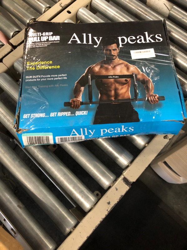 Photo 5 of Ally Peaks Pull Up Bar for Doorway Thickened Steel Max Limit 440 lbs Upper Body Fitness Workout Bar Multi-Grip Strength for Doorway Indoor Chin-Up Bar Fitness Trainer for Home Gym Portable