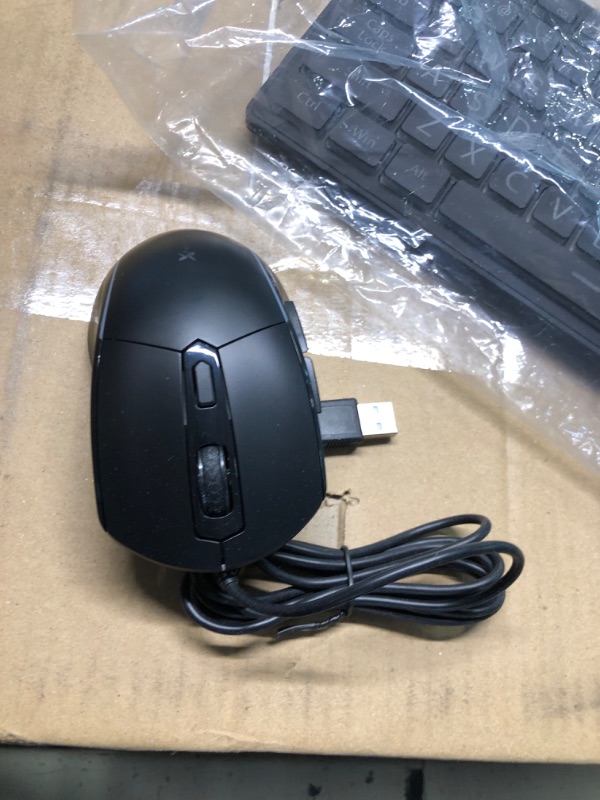 Photo 1 of X9 Performance Large Print Keyboard and Mouse Combo - Easy to See Lighted Big Print Letters - USB Wired Backlit Keyboard and Mouse - Light Up Key Keyboard for Elderly, Low Vision, Visually Impaired