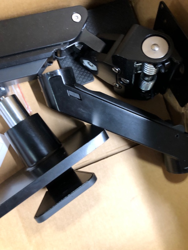 Photo 1 of Heavy Duty Aluminum Single Gas Spring Monitor Arm Suit for Flat/Ultrawide/Cruved Monitor 34-49 inch and Weight Capacity up to 44lbs?Black S1020 BLACK