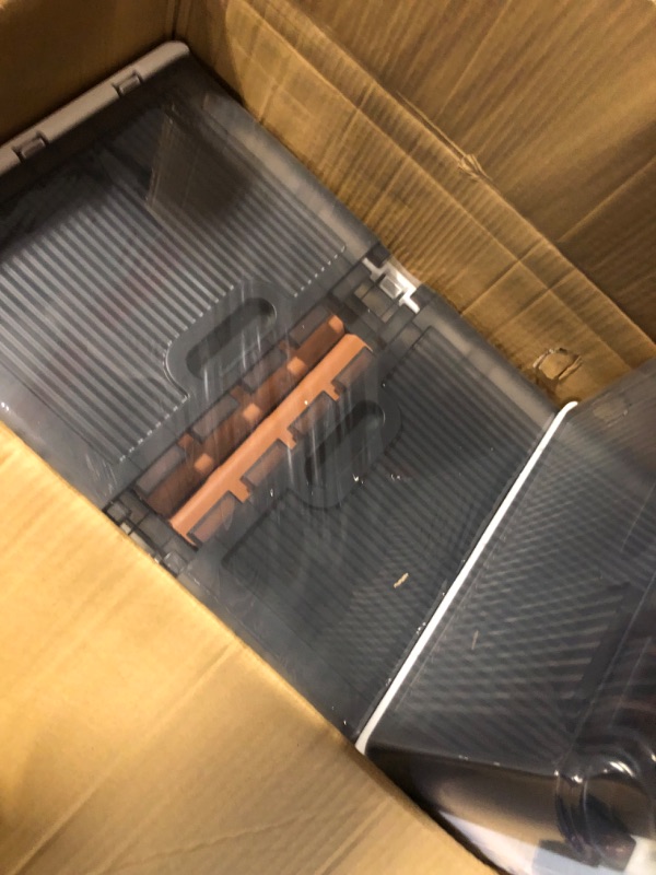 Photo 1 of cocoduck Plastic Storage Bin 2 Pack, 76 Qt./20 Gallon Stackable Storage Bin, Folding Storage Bin, Storage Box 76 Qt./20 Gallon 2 PC