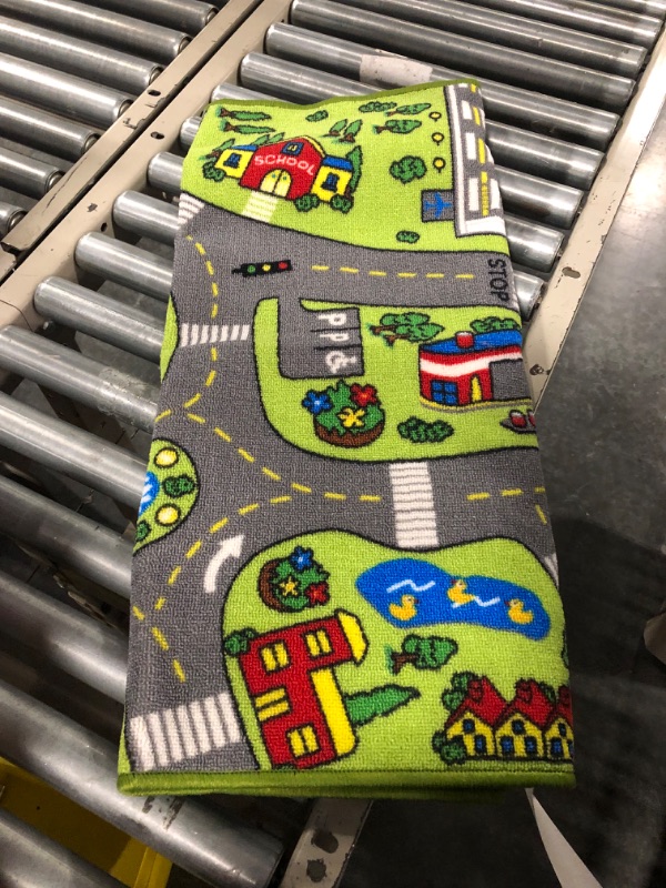 Photo 1 of Kids Carpet Playmat Rug City Life Great for Playing with Cars and Toys - Play Learn and Have Fun Safely - Kids Baby Children Educational Road Traffic Play Mat for Bedroom Play Room Game Safe Area Large