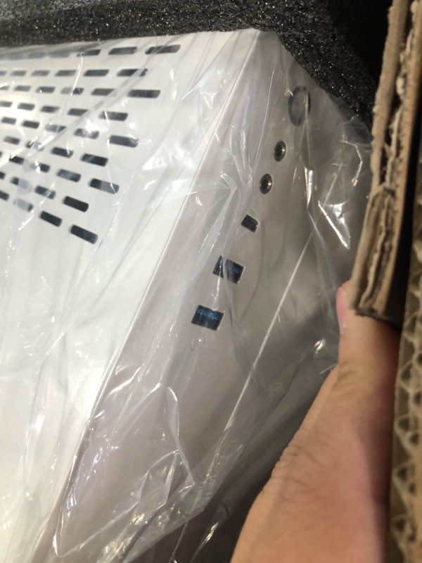 Photo 1 of KEDIERS PC Case Pre-Install 9 ARGB Fans, ATX Mid Tower Gaming Case with Opening Tempered Glass Side Panel Door Desktop Computer Case,C590 C590 white