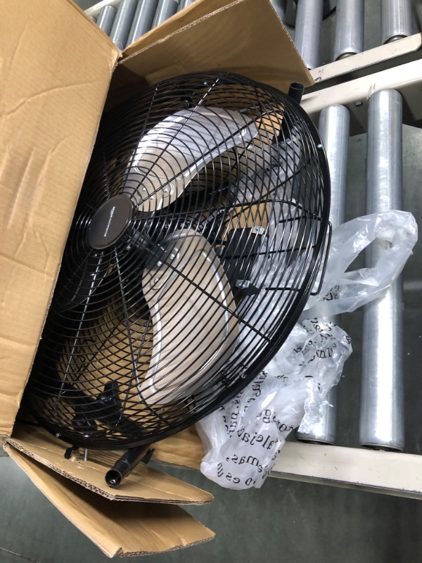 Photo 1 of AmazonCommercial 20" High Velocity Industrial Fan, Black,