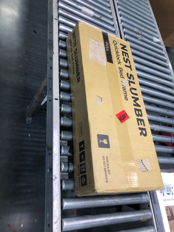 Photo 1 of UrbanLab NEST Slumber Metal Platform Full Size Bed Frame | QuickLock Ready in 5 Min | Quiet & Sturdy | 14 Inch Mattress Foundation | No Box Spring Needed | Non-Slip & Easy Assembly Full new design