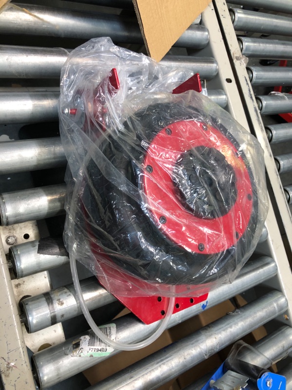 Photo 1 of Anbull Portable 3 Ton Pneumatic Jack Triple Bag Air Jack 6600lbs,Quick Lift Heavy Duty for Garage Car Lifting Repair,Up to 16 Inch RED