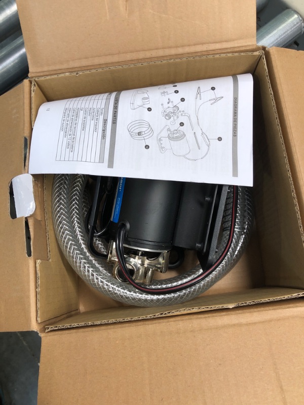Photo 1 of Acquaer Water Transfer Pump DC 12V 1/10HP Portable Electric Water Removal Utility Pump with Switch and Suction Hose Kit, Low Suction Water Removal for RV, Water Beds, Pools, Rain Barrel, Aquariums