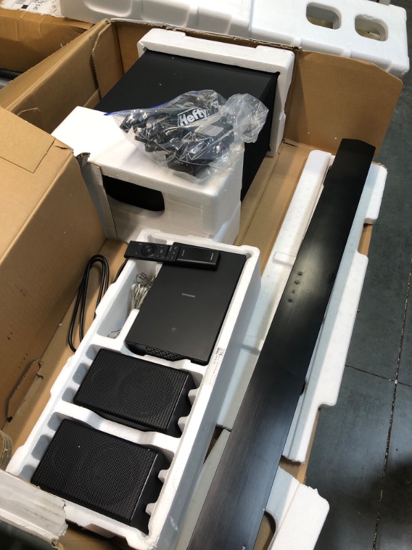 Photo 1 of SAMSUNG HW-B57 B-Series 4.1ch Soundbar w/Dolby Audio/DTS Virtual X, Game Mode, Wireless Bluetooth TV Connection, Rear Speaker Kit & Subwoofer Included HW-B57C Soundbar