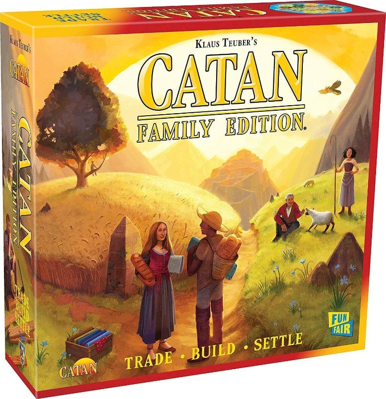Photo 1 of CATAN Family Edition Board Game | Family Board Game | Board Game for Adults and Family | Adventure Board Game | Ages 10+ | For 3 to 4 players | Average Playtime 60 minutes | Made by Catan Studio
