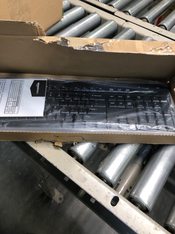 Photo 1 of Amazon Basics Wireless Keyboard-Quiet and Compact-US Layout (QWERTY)