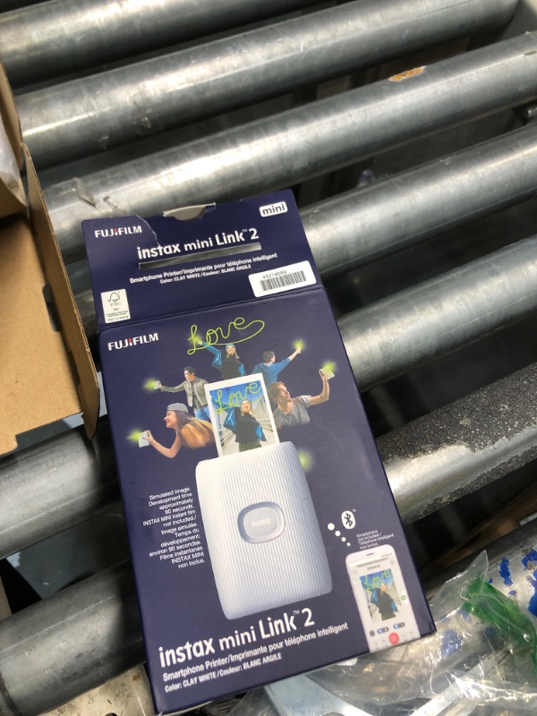 Photo 1 of Fujifilm Instax Mini Link 2 Smartphone Printer - Clay White Printer Only Clay White