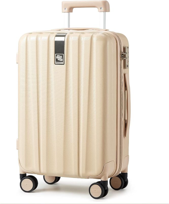 Photo 1 of 
Hanke 29 Inch Luggage Suitcases With Spinner Wheels Lightweight PC hardside Rolling Suitcase With TSA Lock, Checked-Large 29-Inch?Cuba Sand?