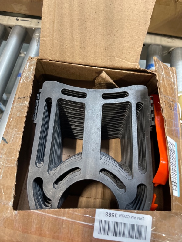 Photo 1 of Camco Sidewinder RV Sewer Hose Support | Features a Lightweight, Flexible, and Durable Frame | Curve Around Obstacles | 10 Feet | Black (43031) 10 Feet Standard Packaging Hose Support