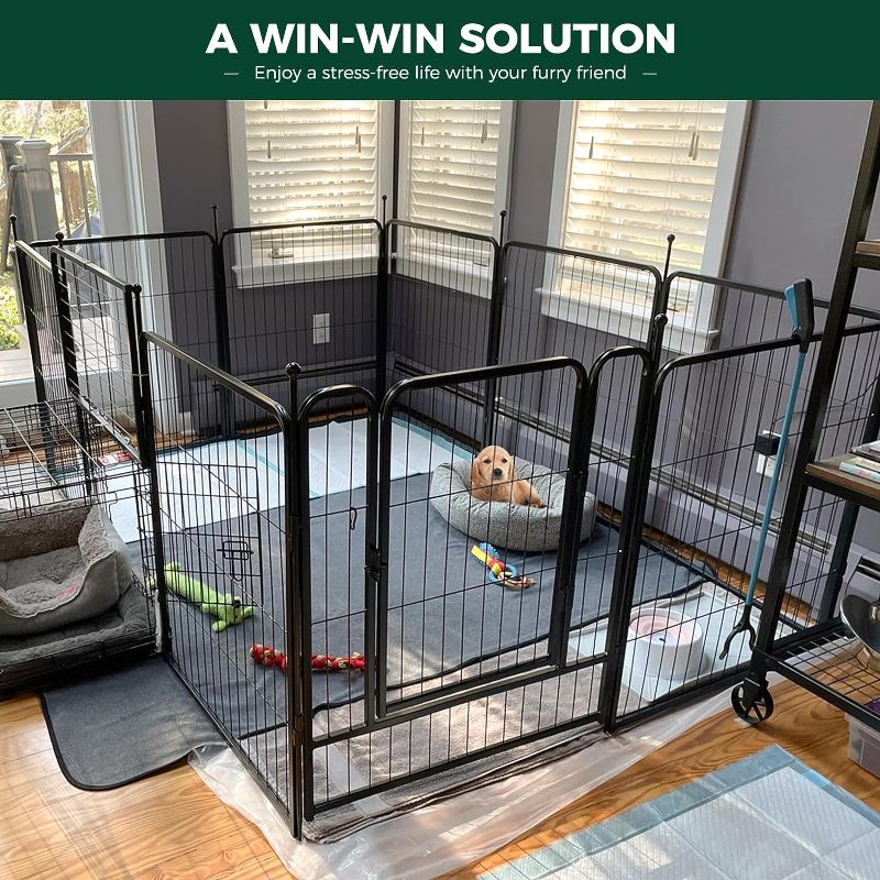 Photo 1 of 
FXW Rollick Dog Playpen Designed for Camping, Yard, 32" Height for Small/Medium Dogs, 8 Panels