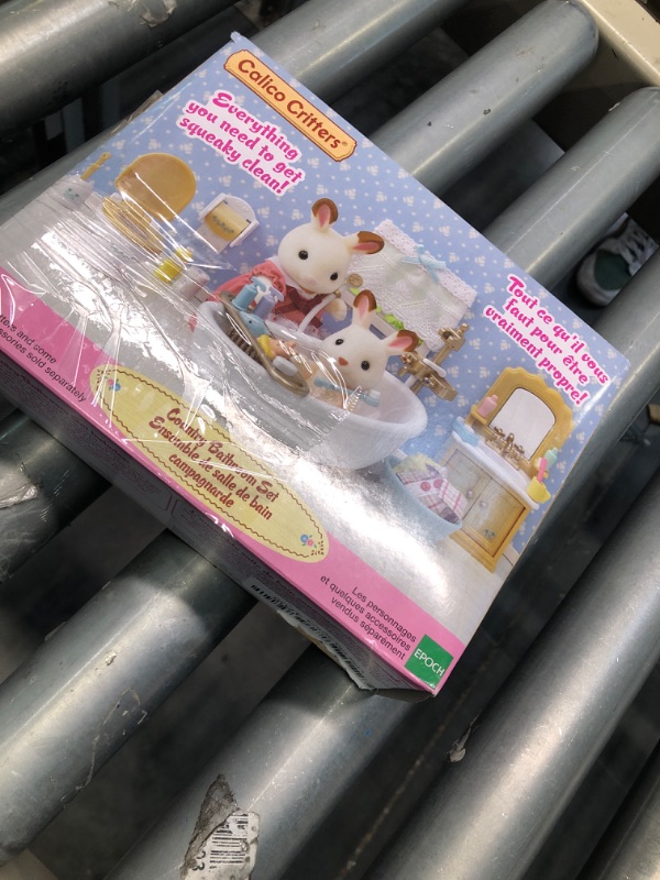 Photo 2 of Calico Critters Country Bunny Bathroom Set Country Bathroom Set