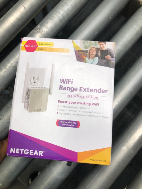 Photo 2 of NETGEAR Wi-Fi Range Extender EX6120 - Coverage Up to 1500 Sq Ft and 25 Devices with AC1200 Dual Band Wireless Signal Booster & Repeater (Up to 1200Mbps Speed), and Compact Wall Plug Design WiFi Extender AC1200