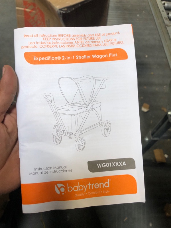 Photo 1 of Baby Trend Expedition 2-in-1 Stroller Wagon PLUS, Ultra Black