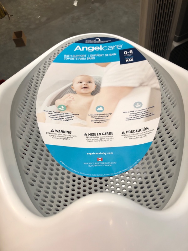 Photo 2 of Angelcare Baby Bath Support (Grey) | Ideal for Babies Less than 6 Months Old