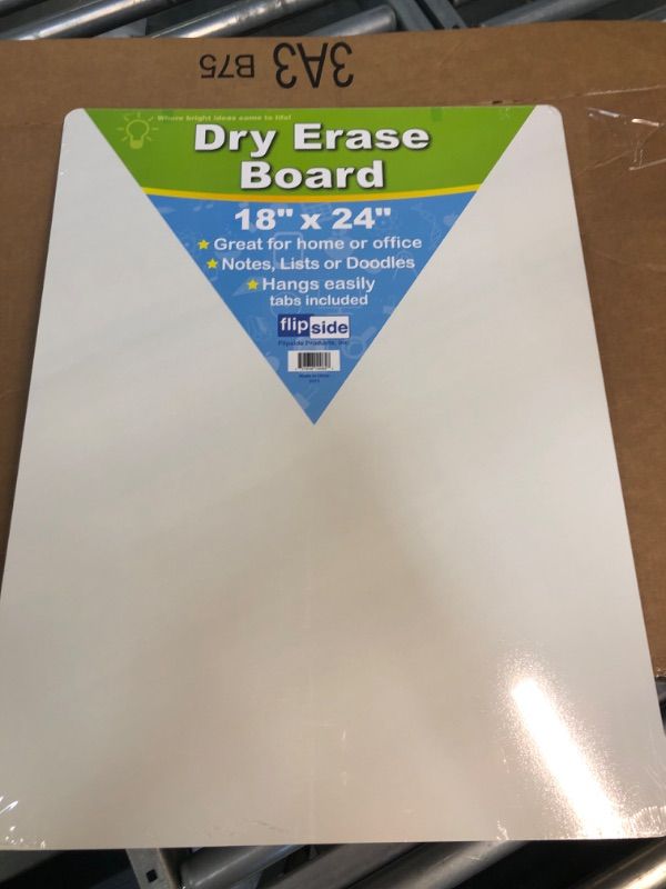 Photo 2 of Flipside, FLP10085, Unframed Dry Erase Board, 1 Each