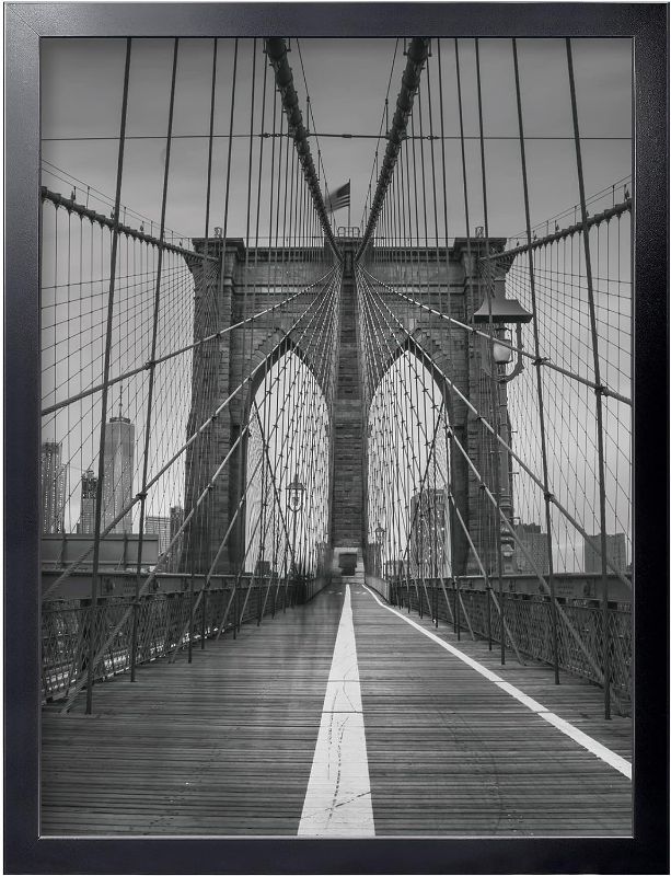Photo 1 of Annecy 20x27 Frame Black 1 Pack, Classic Frame Display 20x27 Pictures without Mat, Horizontal and Vertical for Wall-Mount, Decorate Home and Office with Large Paintings
