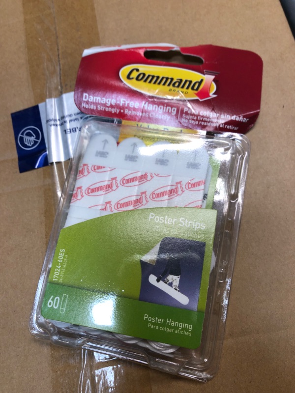 Photo 2 of 3M Command Poster Strips - 60 count