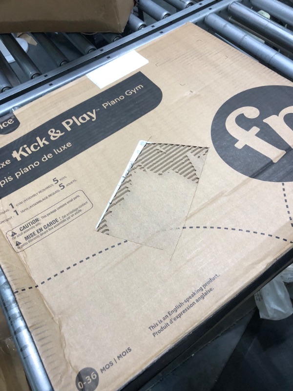 Photo 1 of Fisher Price Baby Musical Toy Kick & Play Piano Gym Playmat with Smart Stages Learning, Lights and Sensory Toys
