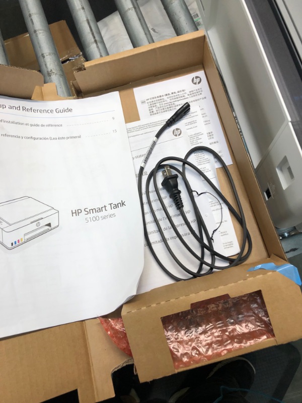 Photo 1 of HP Smart-Tank 5101 Wireless All-in-One Ink-Tank Printer with up to 2 Years of Ink Included (1F3Y0A),White