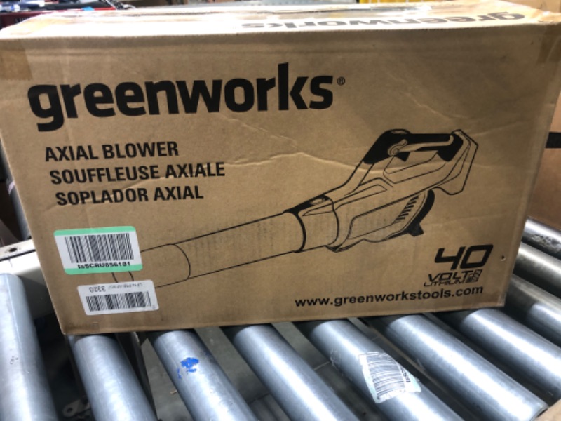 Photo 2 of ***BATTERY AND CHARGER NOT INCLUDED*** Greenworks 40V (120 MPH / 500 CFM) Cordless Axial Blower