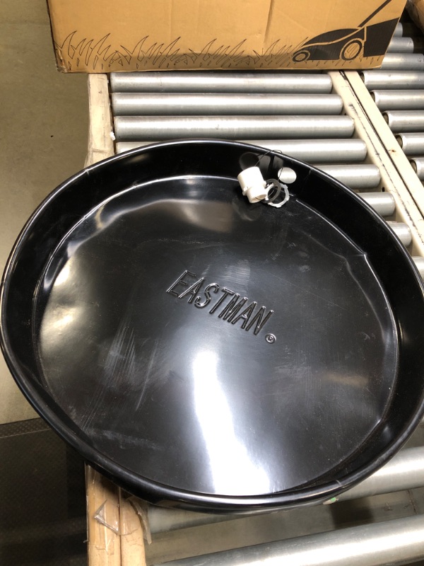 Photo 2 of Eastman Water Heater Drain Pan with PVC Fittings, 20 Inch ID x 22 Inch OD Compression, 60076 20 in. ID x 22 in. OD