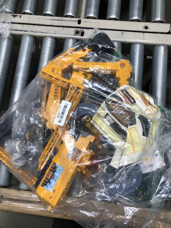Photo 1 of Construction Excavator Toy Truck for Boys 3 4 5 6 7 Years Old, Engineering Vehicles with 2 Tower Crane and Small Bulldozer Cement Mixer Dump Truck, Christmas Birthday Gift for Kids