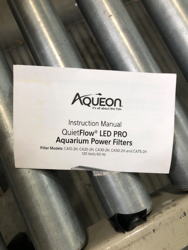 Photo 3 of Aqueon QuietFlow 10 Power Aquarium Water Filter Pump Fish Tank