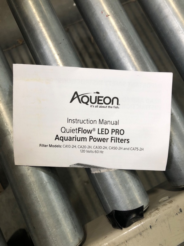 Photo 1 of Aqueon QuietFlow 10 Power Aquarium Water Filter Pump Fish Tank