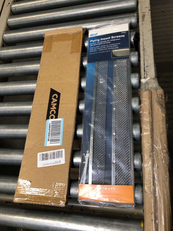 Photo 1 of Camco Flying Insect Screen for Dometic Refrigerator Vents - Protects from Flying Insect Nests, 20” x 1-1/2” Stainless Steel Mesh, RS 600 - (3 Pack) (42149) RS600