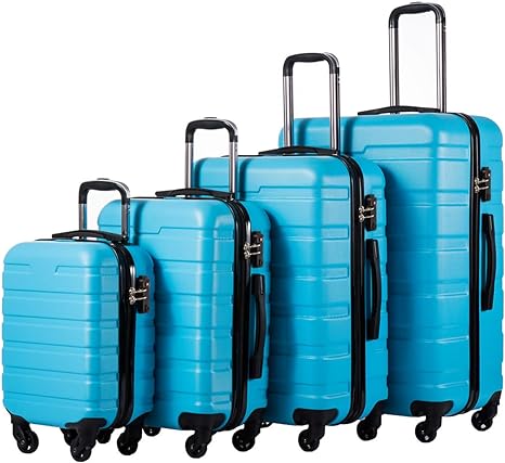 Photo 1 of Coolife Luggage 3 Piece Set Suitcase Spinner Hardshell Lightweight TSA Lock
