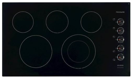 Photo 1 of 36" Electric Cooktop with 5 Elements, Smooth top Style, Keep Warm Zone, Hot Indicator, ADA Compliant, UL Safety Listed, Glass Ceramic Surface
