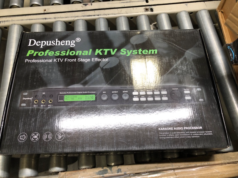 Photo 3 of Depusheng S5 Digital Mixer Reverberator Microphone KTV Karaoke Audio Processor