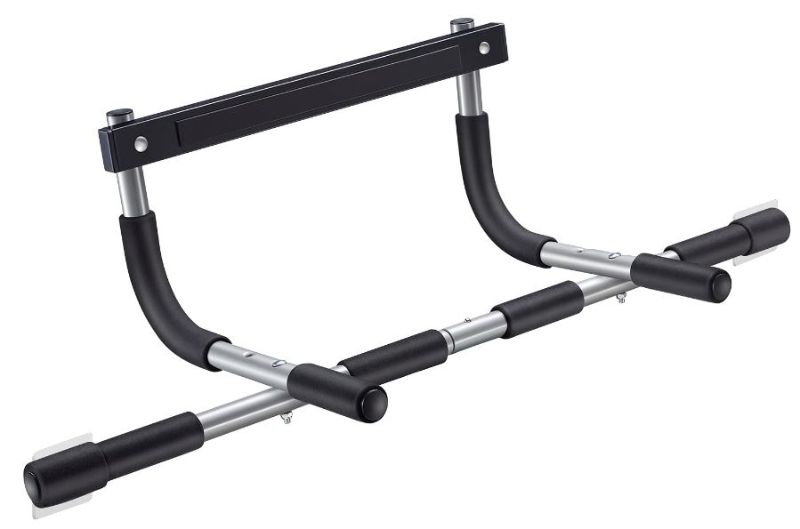 Photo 1 of Ally Peaks Pull Up Bar for Doorway | Thickened Steel Max Limit 440 lbs Upper Body Fitness Workout Bar| Multi-Grip Strength for Doorway | Indoor Chin-Up Bar Fitness Trainer for Home Gym Portable silver2