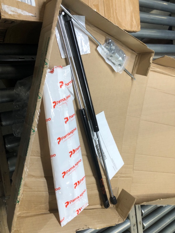 Photo 3 of 23 inch Gas Strut 67 lbs 300 N Per Prop, 23" Gas Spring Shock with L-Type Mounts Lift for Window, Floor Door, Toolbox lid, Cabinet Cover (Fit 53-73 lbs Lid) Qty 2 by PAMAGOO 23 inch 67 lbs
