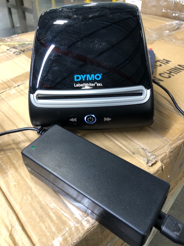 Photo 3 of DYMO LabelWriter 5XL Label Printer, Automatic Label Recognition, Prints Extra-Wide Shipping Labels (UPS, FedEx, USPS) from Amazon, eBay, Etsy, Poshmark, and More, Perfect for eCommerce Sellers LabelWriter 5XL Thermal Label Printers