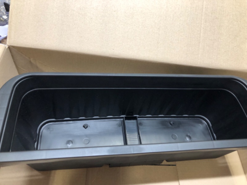 Photo 5 of 24" Adjustable Railing Planter, Black 24" Black