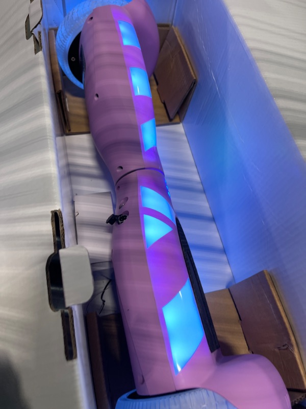 Photo 3 of Jetson All Terrain Light Up Self Balancing Hoverboard with Anti-Slip Grip Pads, for riders up to 220lbs Purple