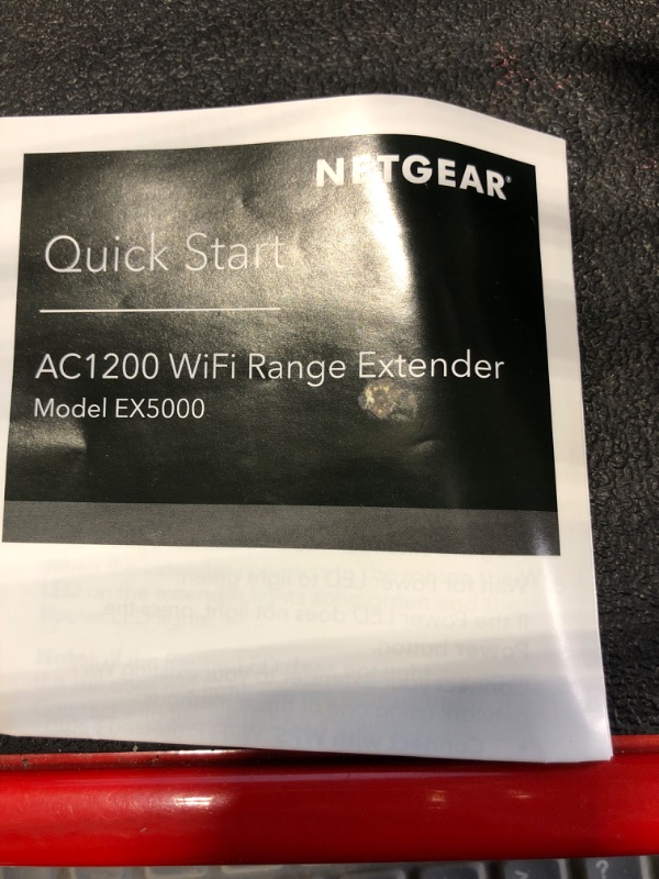 Photo 2 of NETGEAR WiFi Range Extender EX5000 - Coverage up to 1500 Sq.Ft. and 25 Devices, WiFi Extender AC1200