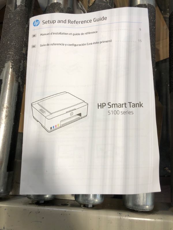 Photo 1 of HP Smart-Tank 5101 Wireless All-in-One Ink-Tank Printer with up to 2 Years of Ink Included (1F3Y0A),White