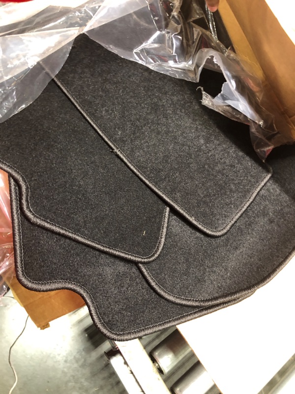 Photo 3 of Floor Mats Compatible With 08-16 Chevrolet Cruze, Black Nylon Flooring Protection Interior Carpets by IKON MOTORSPORTS, 2009 2010 2011 2012 2013 2014 2015