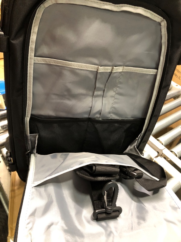 Photo 1 of Amazon Basics Carry-On Travel Backpack - Black Black Backpack